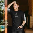 Be The Light To Someone's Darkness- Men's Black Long-Sleeve Fitted T-shirt