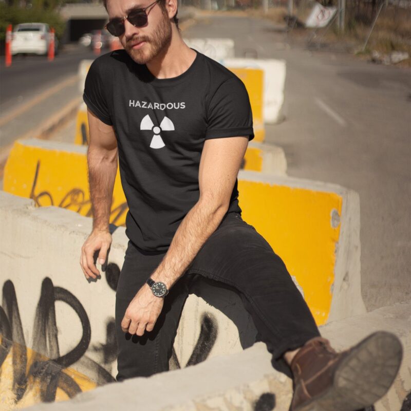 unisex t-shirt hazardous