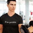 I'm Possible- Men's Black V-Neck T-shirt