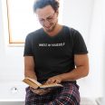 Invest In Yourself- Men's Black V-Neck T-shirt