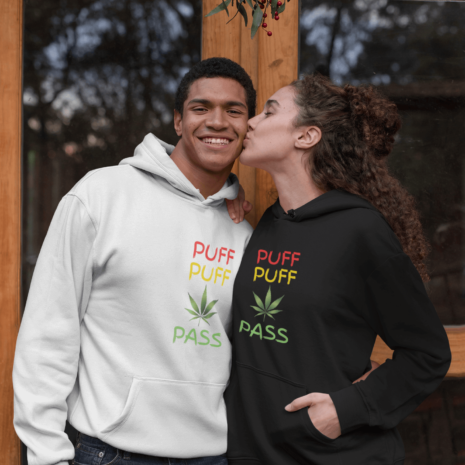 Puff Puff Pass Leaf - Unisex Hoodie