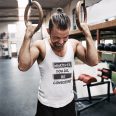 Whatever You Do Be Consistent- Men's White Tank Top