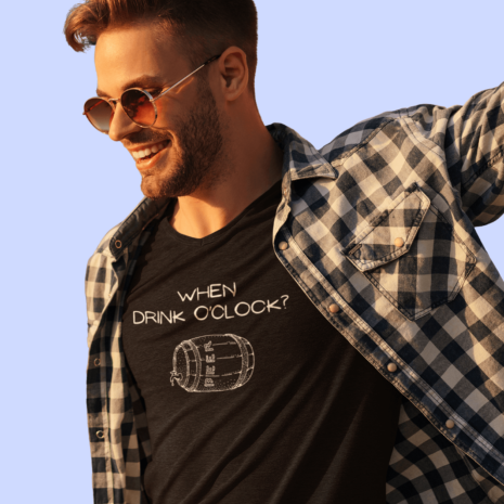 When Drink O'clock Keg - Unisex T-Shirt