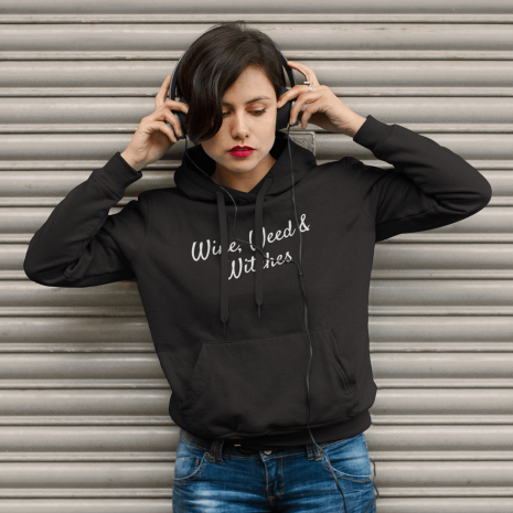 Wine Weed & Witches Unisex Hoodie