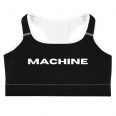 Machine Motivational Black Sports Bra