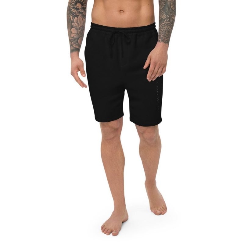 Mens fleece shorts gym