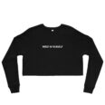 crop sweatshirt invest in yourself